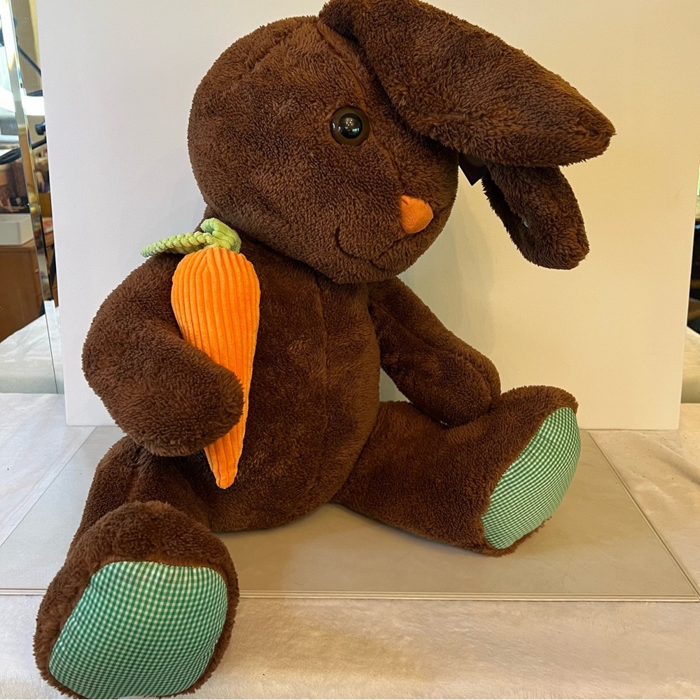 Animal Adventure Big Bunny Rabbit Brown Easter Plush Stuffed Animal Floppy